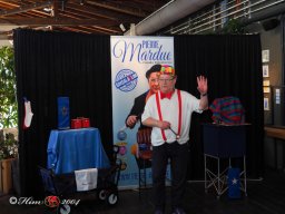 Pierre Mardue im Gleisgarten am 21. April 2024